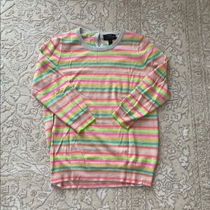 J.Crew Italian Cashmere Striped Sweater